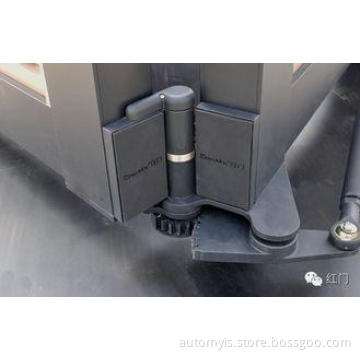 Bungalow Entry Collapsible Automatic Swing Gate Aluminum Wi